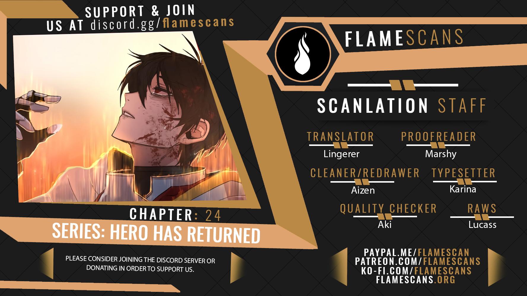 Hero Has Returned Chapter 24 page 0