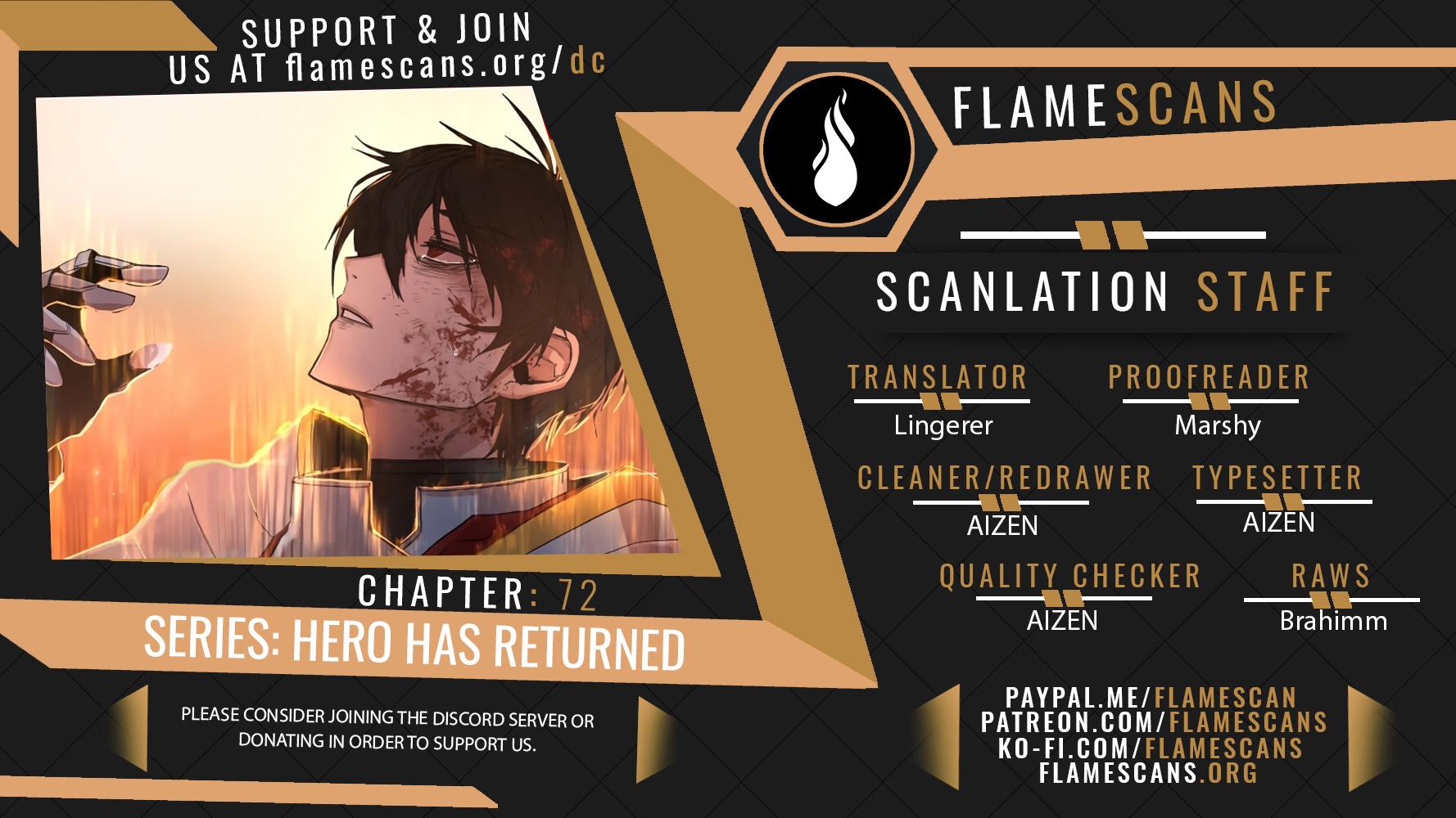 Hero Has Returned Chapter 72 page 0