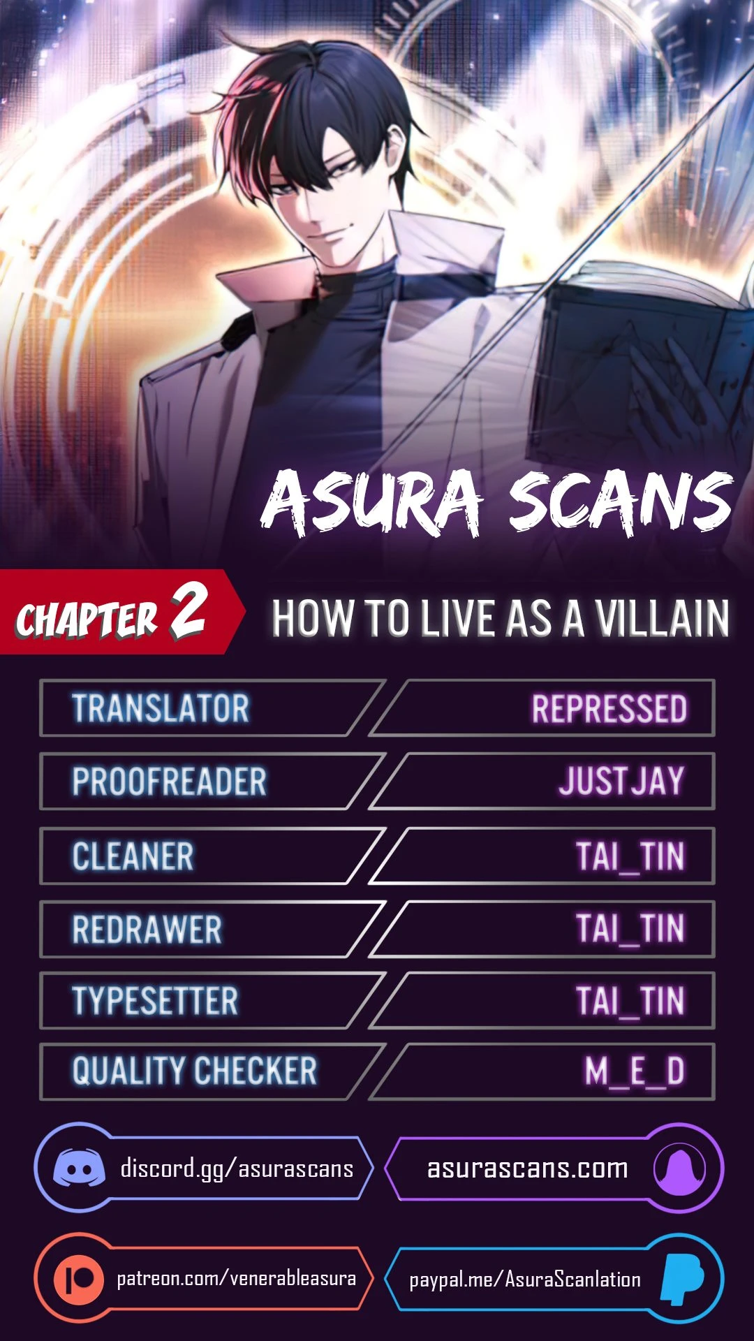 How To Live As a Villain Chapter 2 page 0