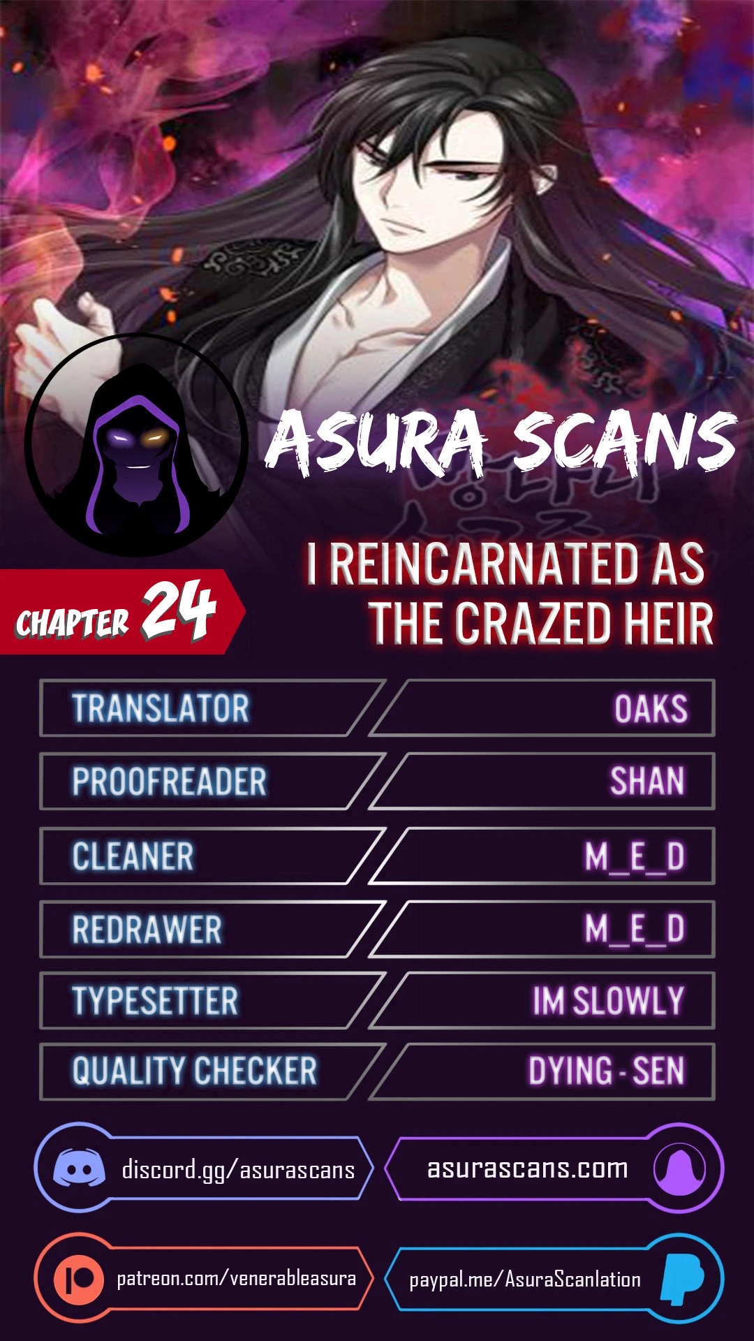 I Reincarnated As The Crazed Heir Chapter 24 page 0