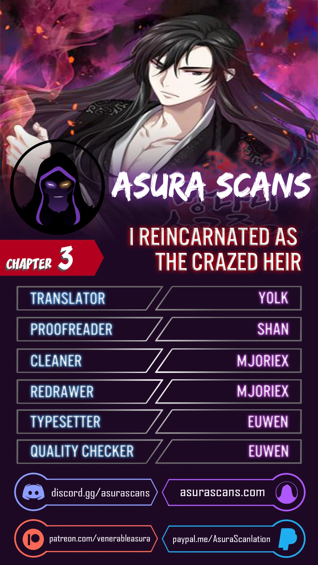 I Reincarnated As The Crazed Heir Chapter 3 page 0