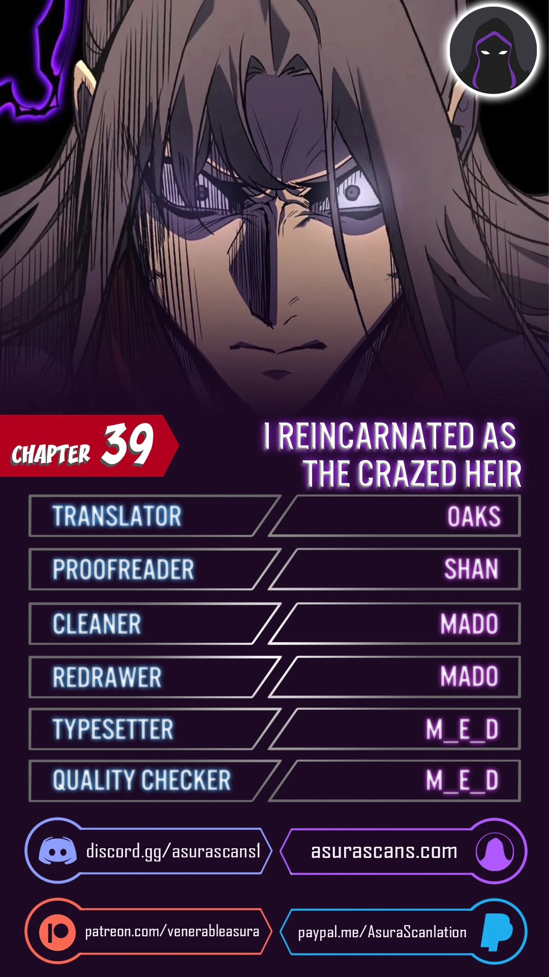 I Reincarnated As The Crazed Heir Chapter 39 page 0