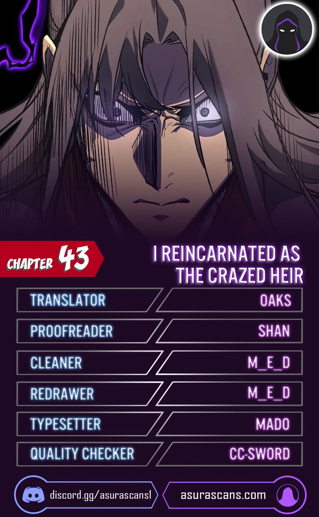 I Reincarnated As The Crazed Heir Chapter 43 page 0