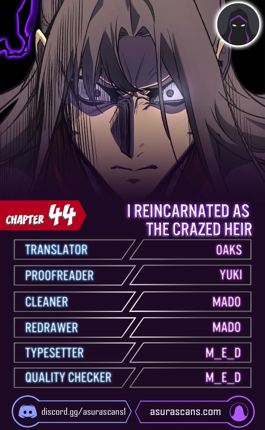 I Reincarnated As The Crazed Heir Chapter 44 page 0