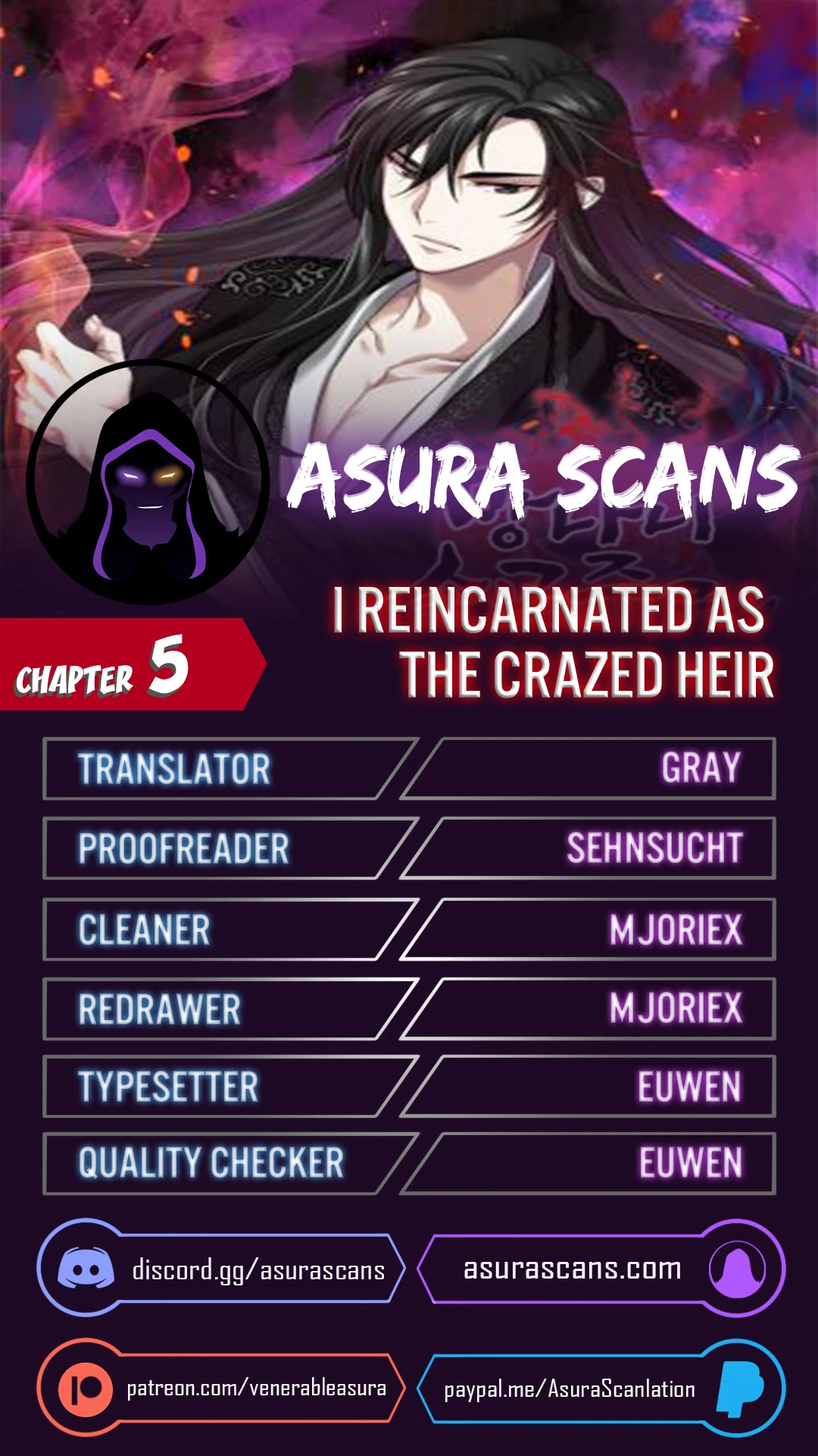 I Reincarnated As The Crazed Heir Chapter 5 page 0