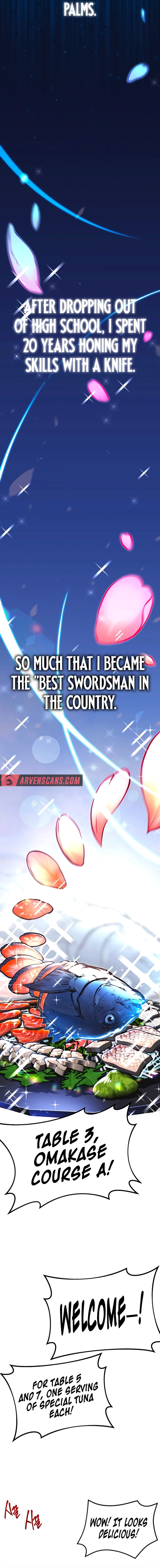 I Took over The Academy With a Single Sashimi Knife Chapter 0 page 1