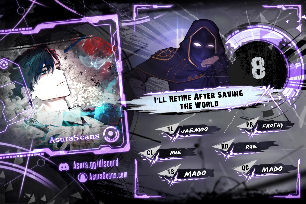 I’ll Retire After Saving the World Chapter 8 page 0