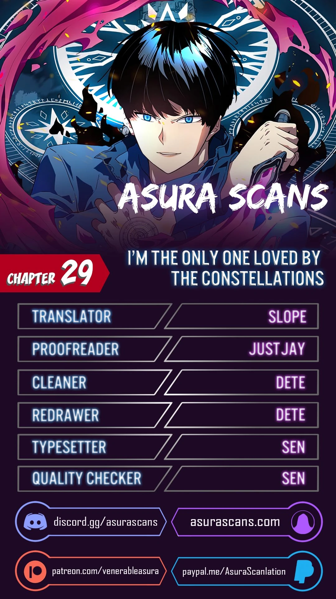 I’m the Only One Loved by the Constellations! Chapter 29 page 0