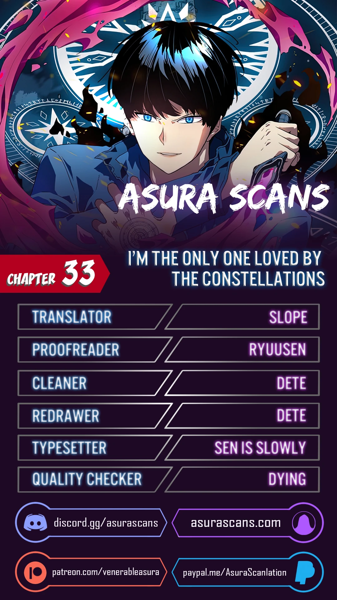 I’m the Only One Loved by the Constellations! Chapter 33 page 0