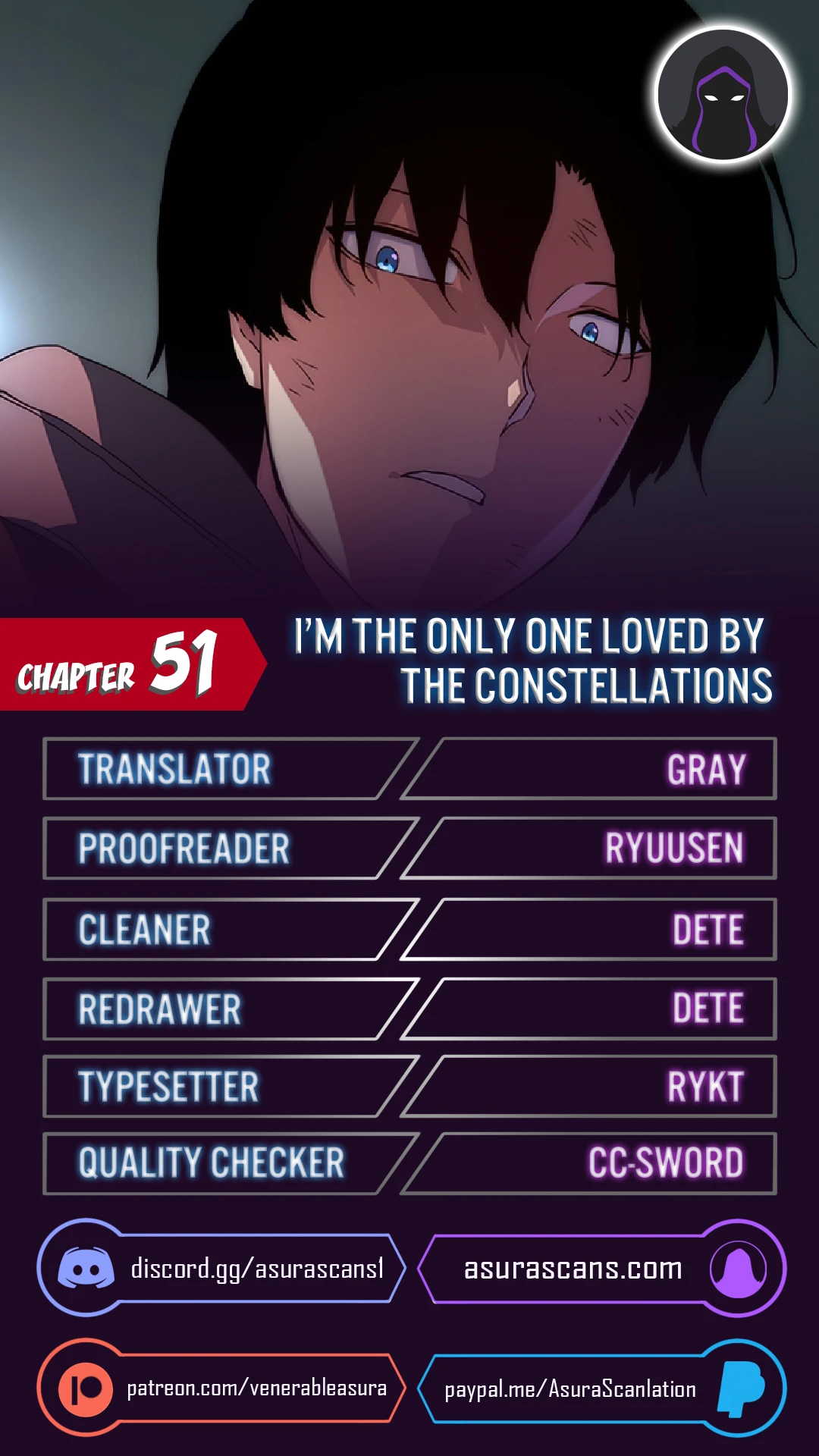 I’m the Only One Loved by the Constellations! Chapter 51 page 0
