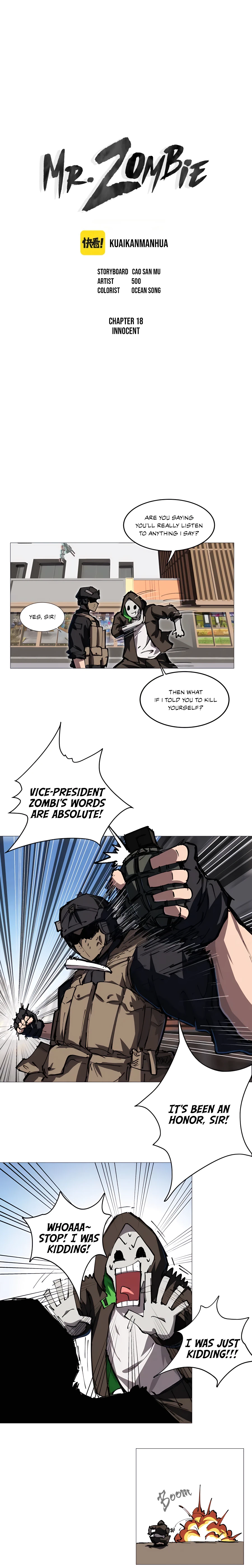 Mr. Zombie Chapter 18 page 1