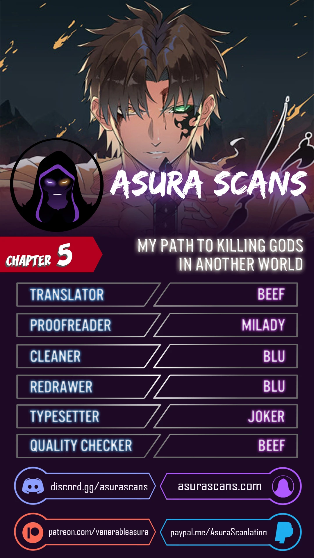 My Path to Killing Gods in Another World Chapter 5 page 0