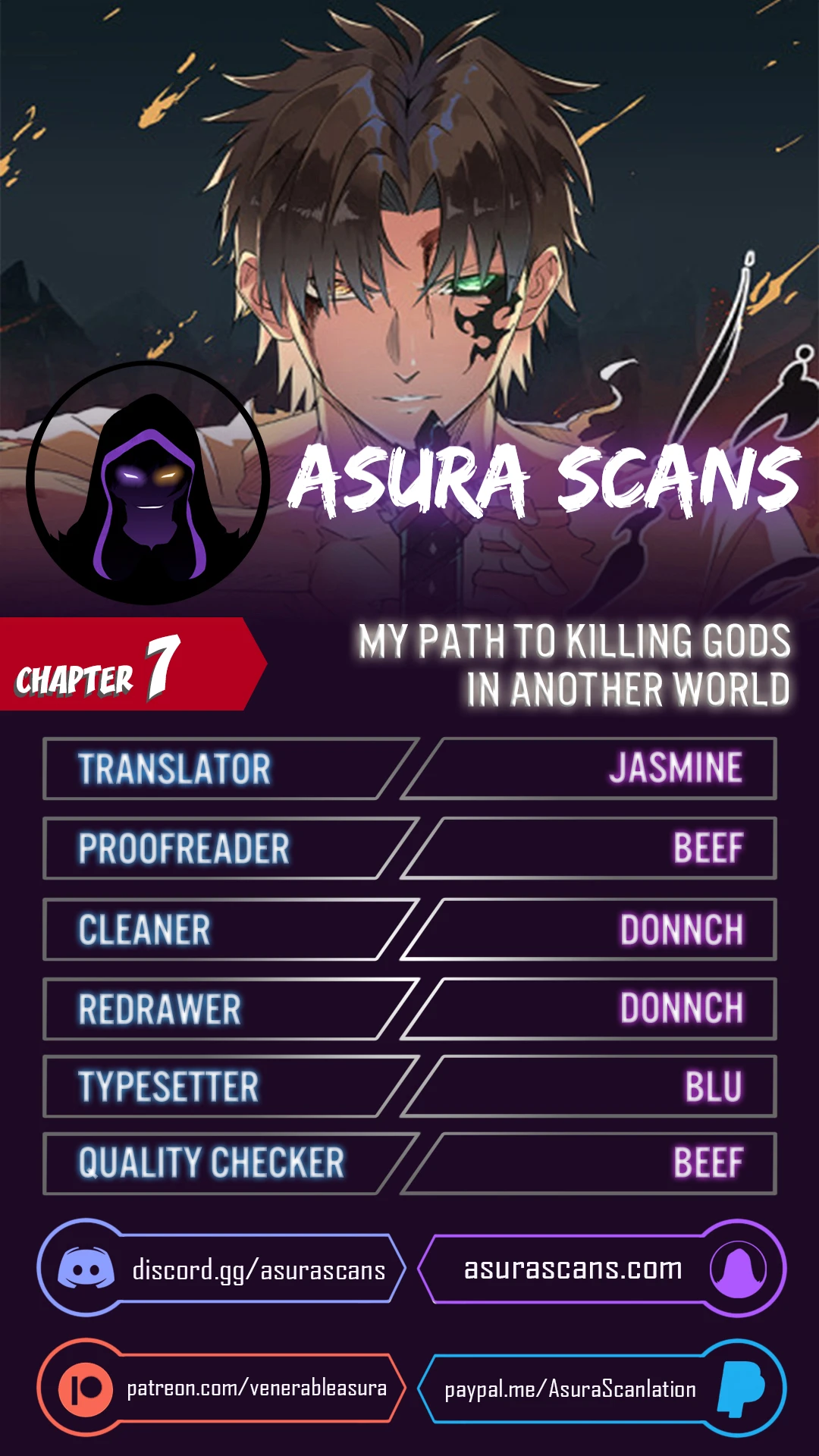 My Path to Killing Gods in Another World Chapter 7 page 0