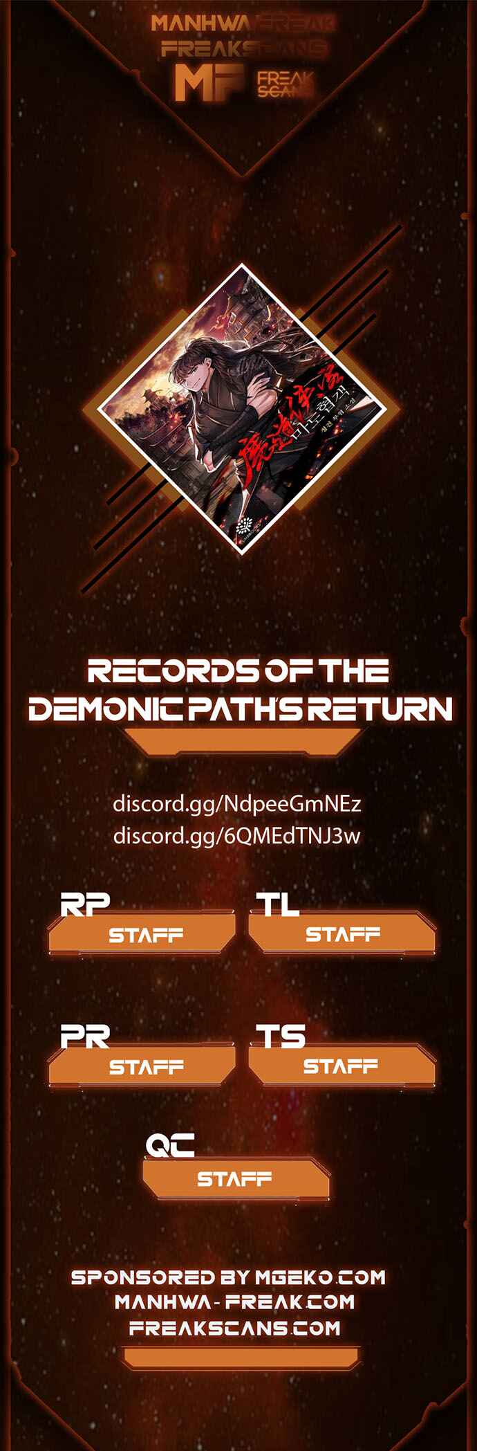 Records of the Demonic Path’s Return Chapter 36 page 0
