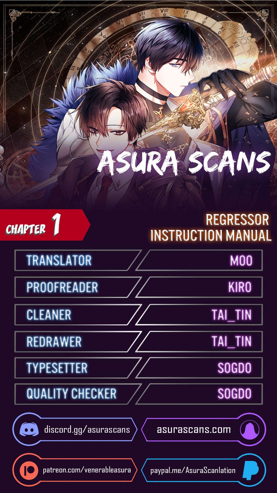 Regressor Instruction Manual Chapter 1 page 0