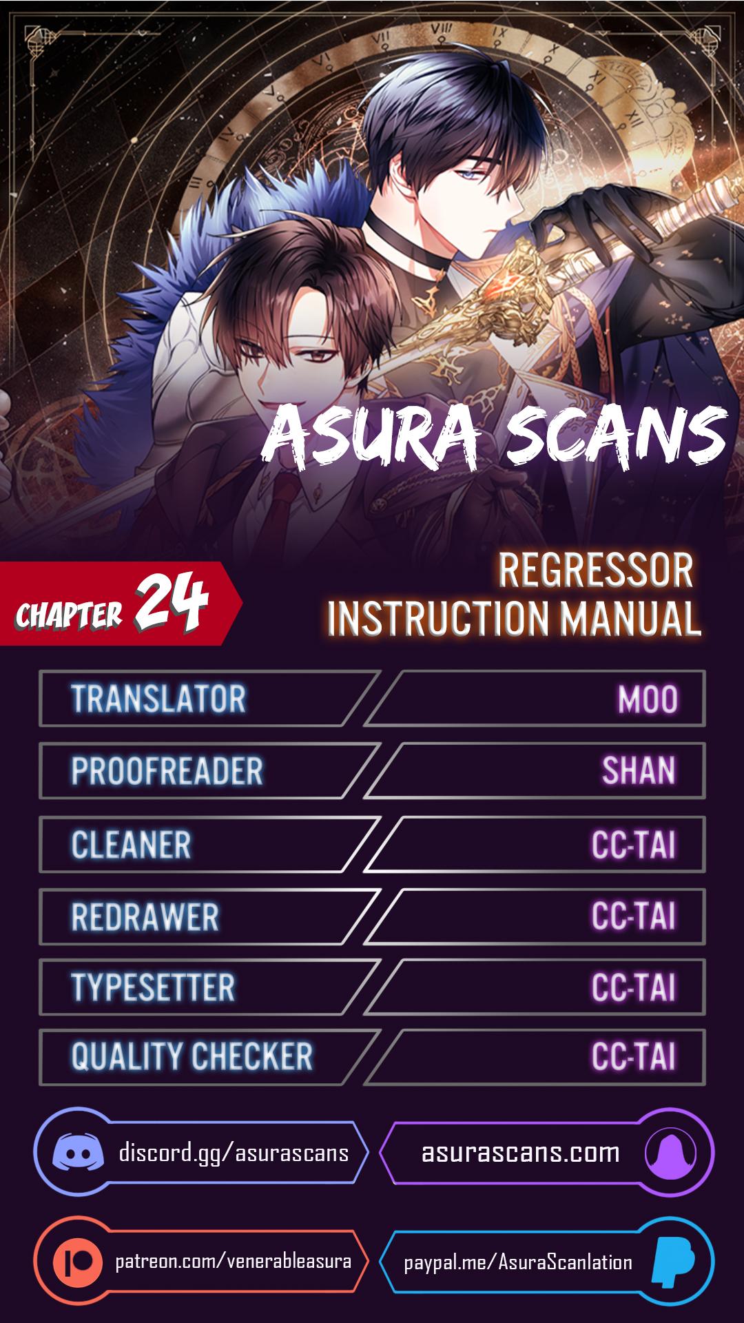 Regressor Instruction Manual Chapter 24 page 0