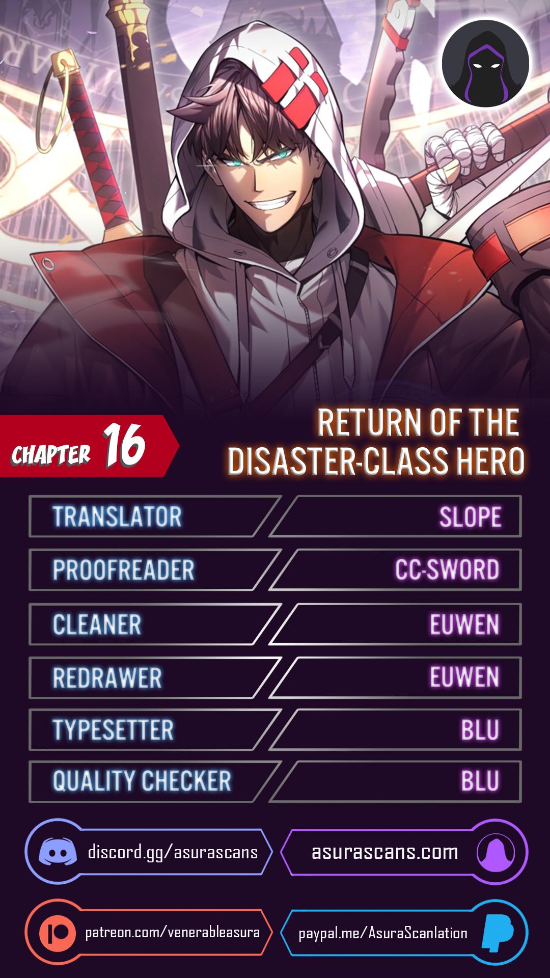 Return of the Disaster-Class Hero Chapter 16 page 0