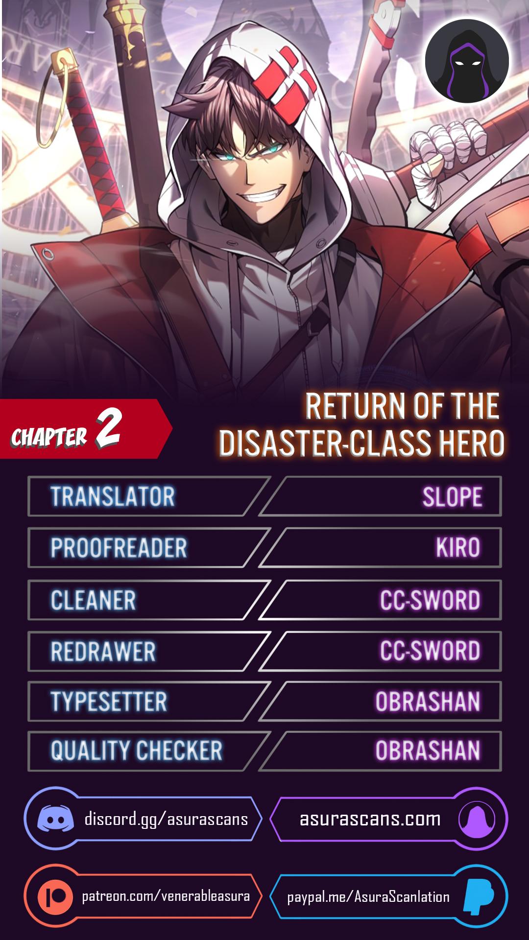 Return of the Disaster-Class Hero Chapter 2 page 0