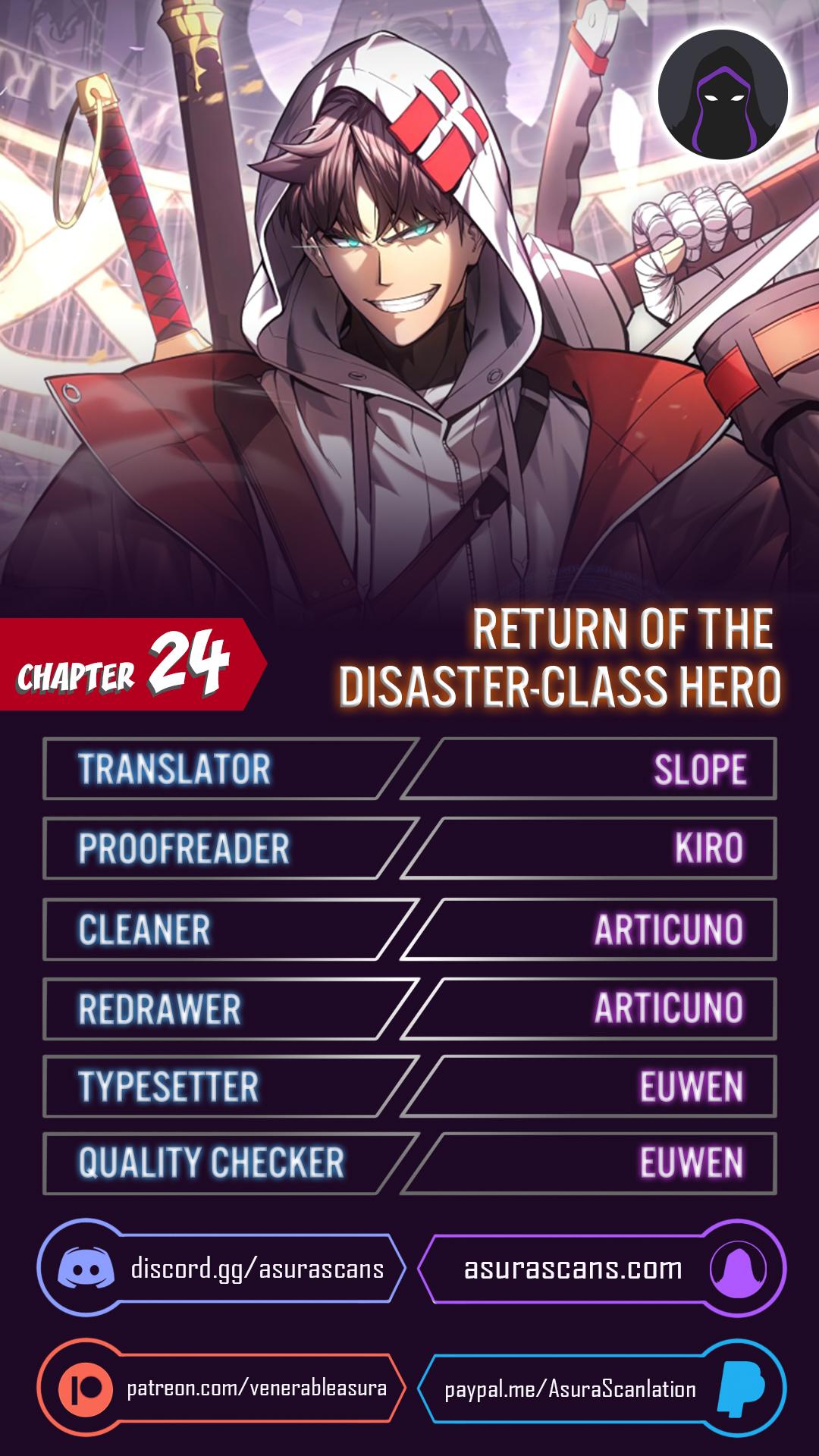 Return of the Disaster-Class Hero Chapter 24 page 0