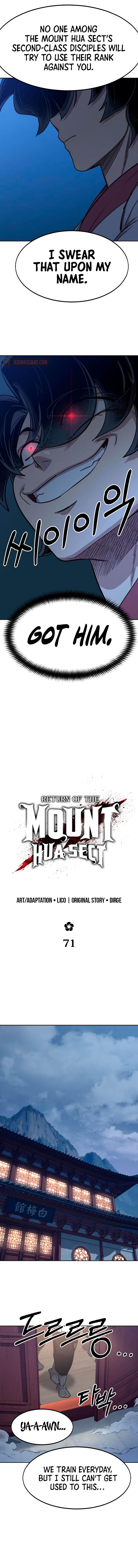 Return of the Mount Hua Sect Chapter 71 page 8