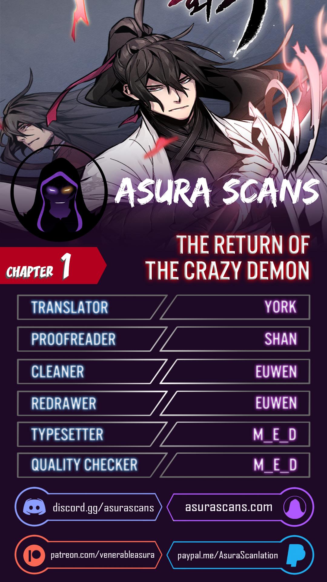The Return of the Crazy Demon Chapter 1 page 0