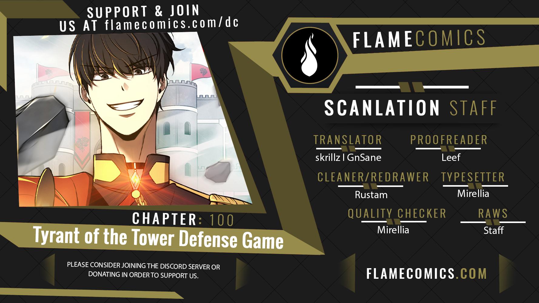 Tyrant of the Tower Defense Game Chapter 100 page 0